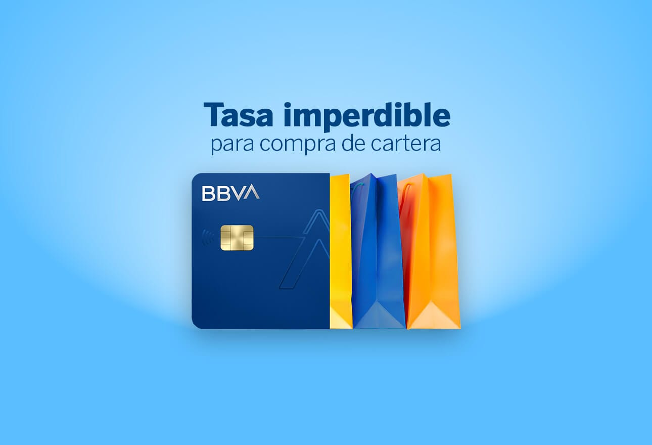 compra de cartera tarjeta credito